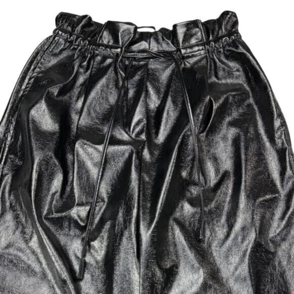 Aritzia Wilfred Jive Shiny Vegan Leather Pant Size XXS - Picture 4 of 7